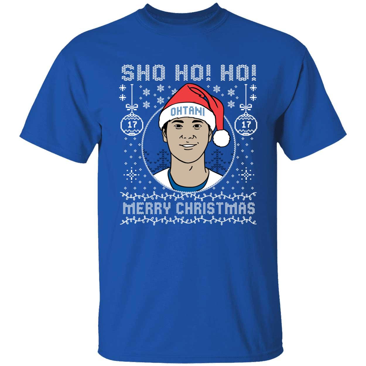 Sho Ho Ho Merry Christmas Shohei Ohtani T-Shirt