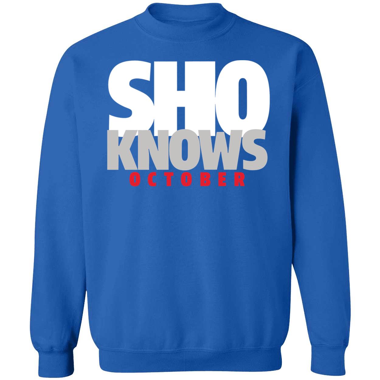 Shohei Ohtani Sho Knows October Sweatshirt