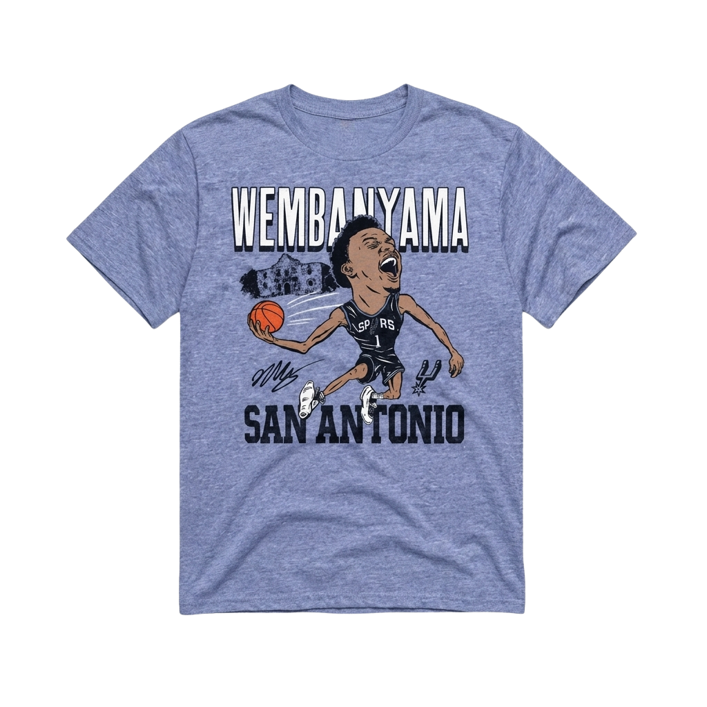 Spurs Victor Wembanyama Texas Tribute Shirt