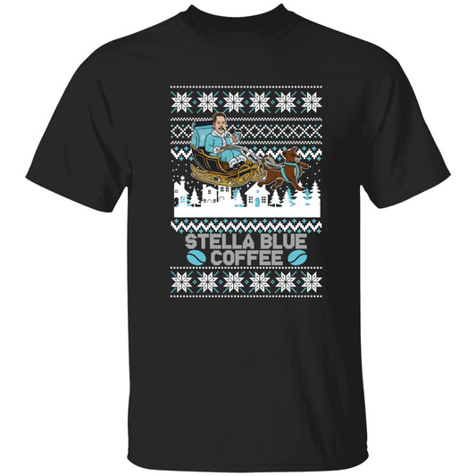Stuart Feiner Stella Blue Coffee Ugly Christmas Shirt