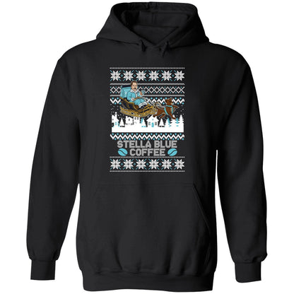 Stuart Feiner Stella Blue Coffee Ugly Christmas Shirt