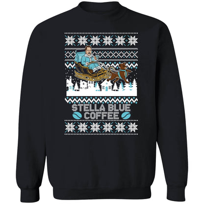Stuart Feiner Stella Blue Coffee Ugly Christmas Shirt
