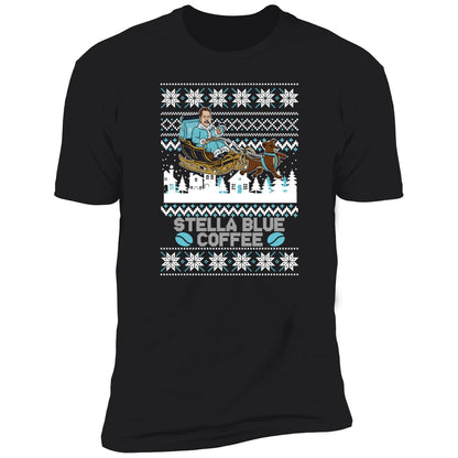 Stuart Feiner Stella Blue Coffee Ugly Christmas Shirt