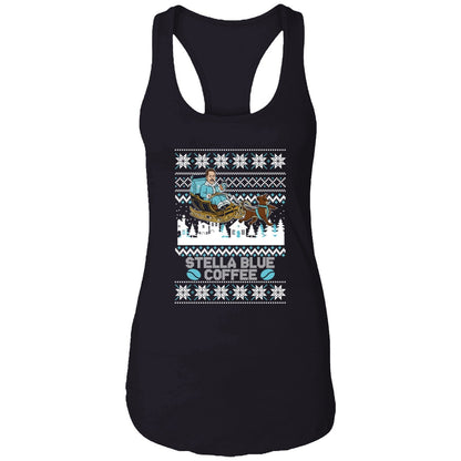 Stuart Feiner Stella Blue Coffee Ugly Christmas Shirt
