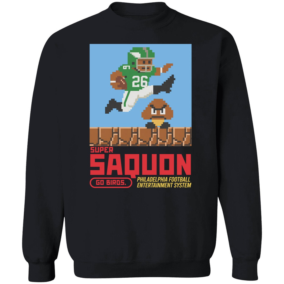 Super Saquon Bros Entertainment System Sweatshirt