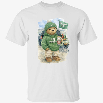 Tailgating Bear Go Birds Eagle Shirt