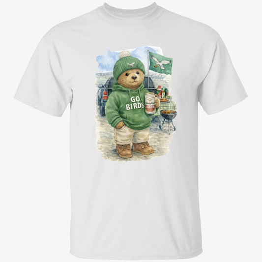 Tailgating Bear Go Birds Eagle Shirt