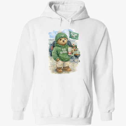 Tailgating Bear Go Birds Eagle Shirt