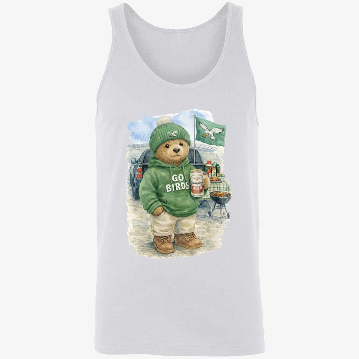 Tailgating Bear Go Birds Eagle Shirt