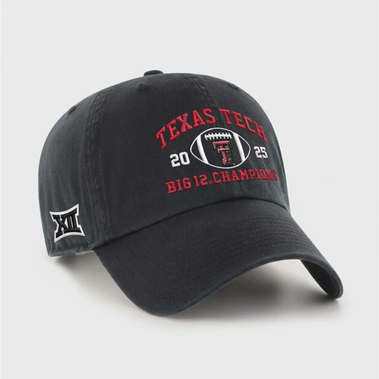 Texas Tech Red Raiders 2025 Big 12 Champions Hat