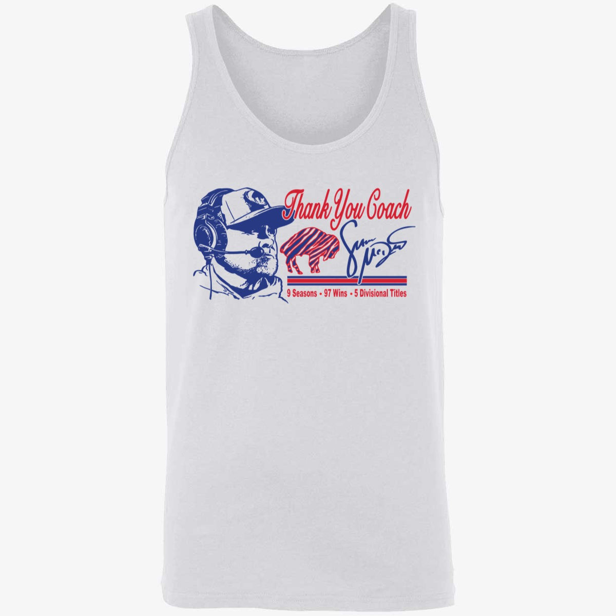 Thank You Coach Sean Mcdermott 9 Seasons 97 Wins 5 Divisionals Tittles Shirt