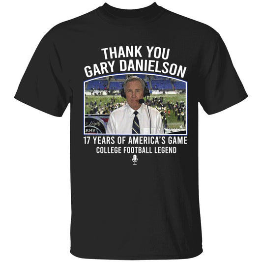 Thank You Gary Danielson 17 Years Of America's Game Shirt