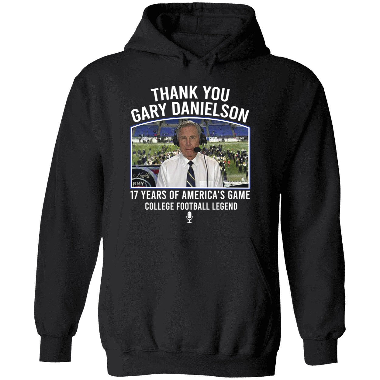 Thank You Gary Danielson 17 Years Of America's Game Hoodie
