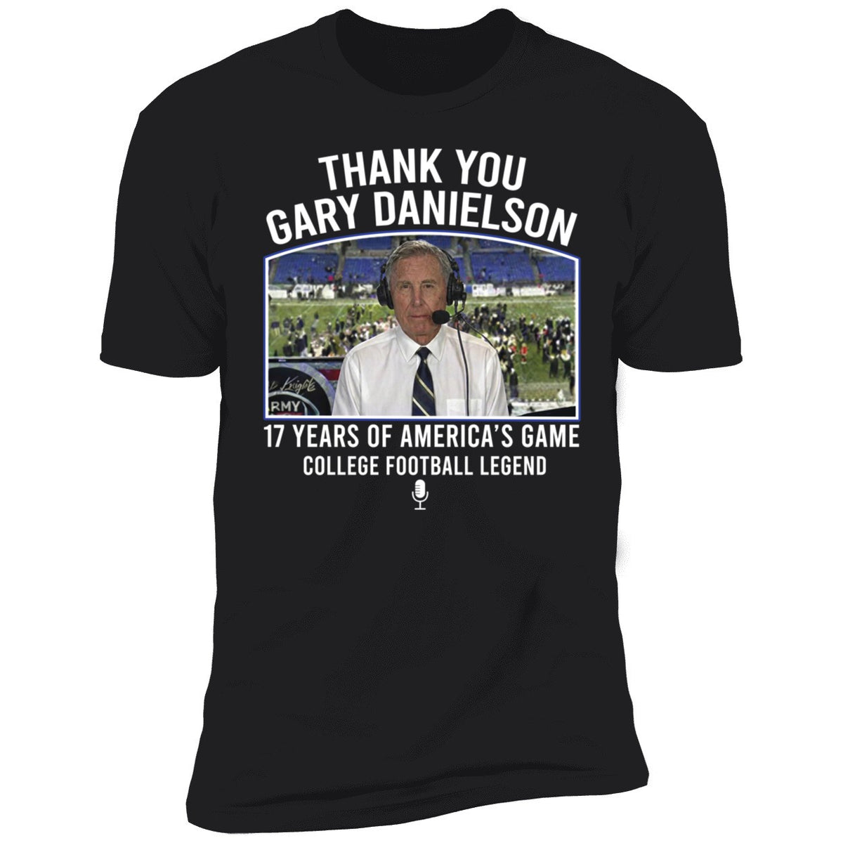 Thank You Gary Danielson 17 Years Of America's Game Premium SS T-Shirt