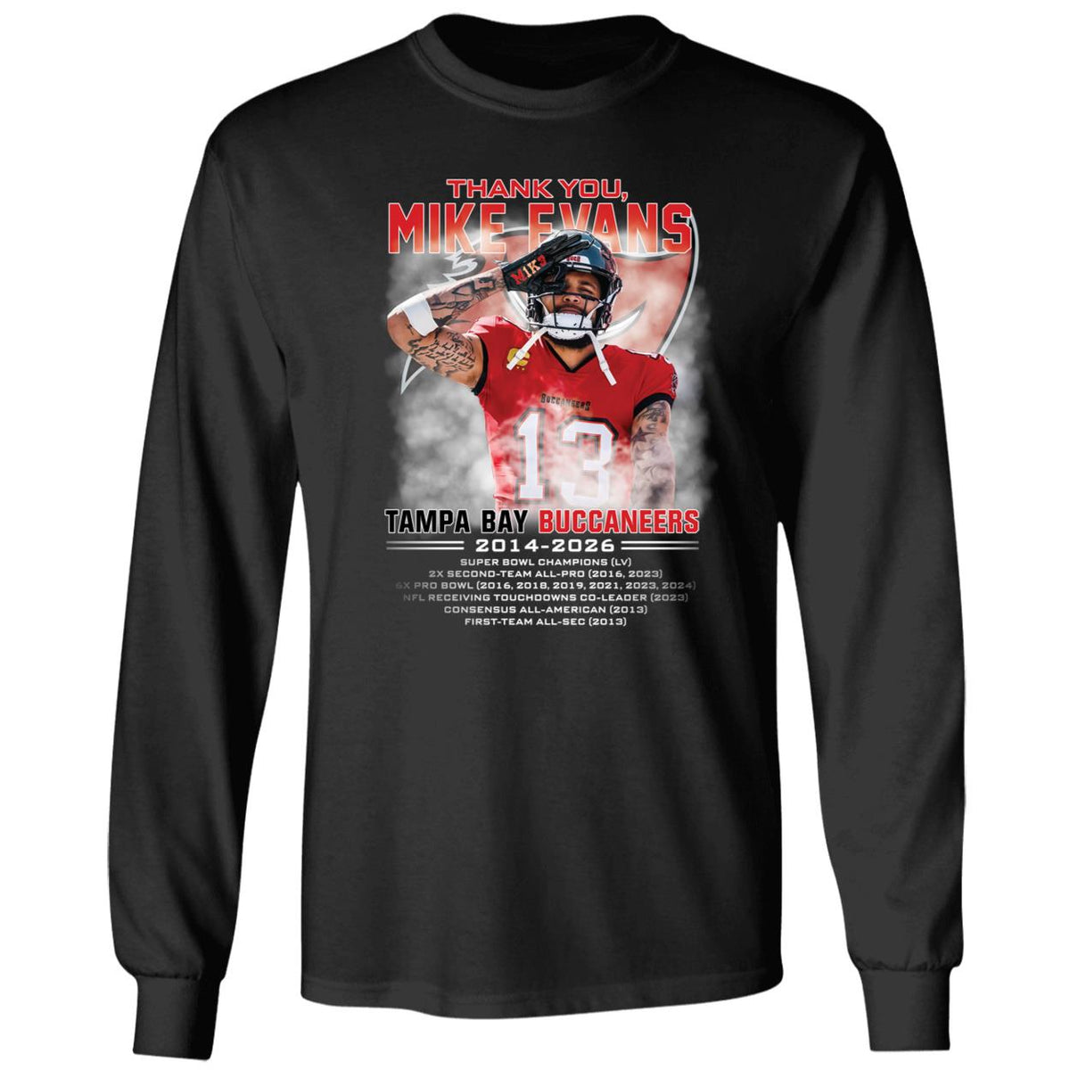 Thank You Mike Evans 2014 2026 T-Shirt