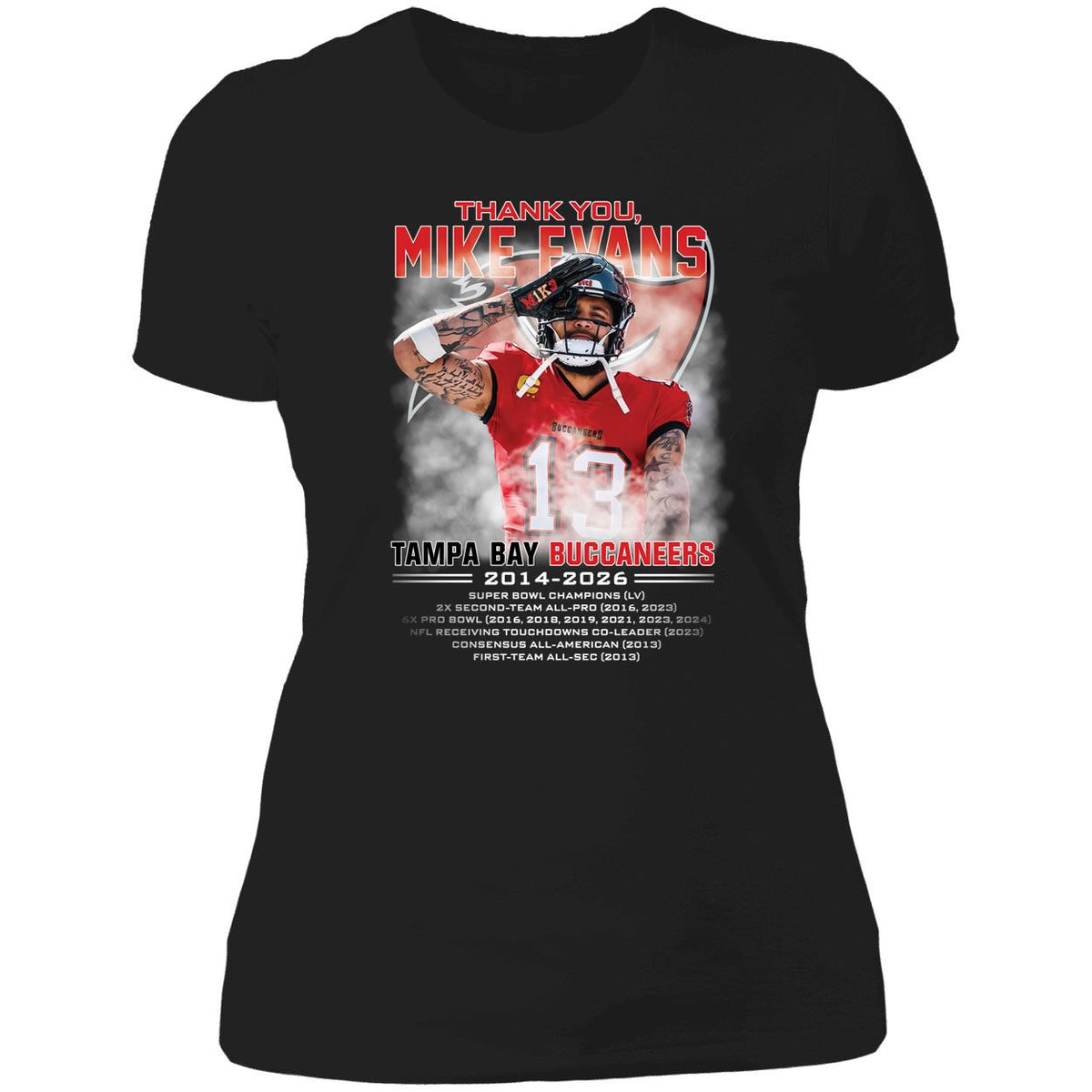 Thank You Mike Evans 2014 2026 T-Shirt
