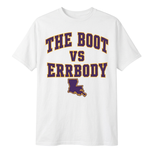 The Boot Vs Errybody LSU Shirt