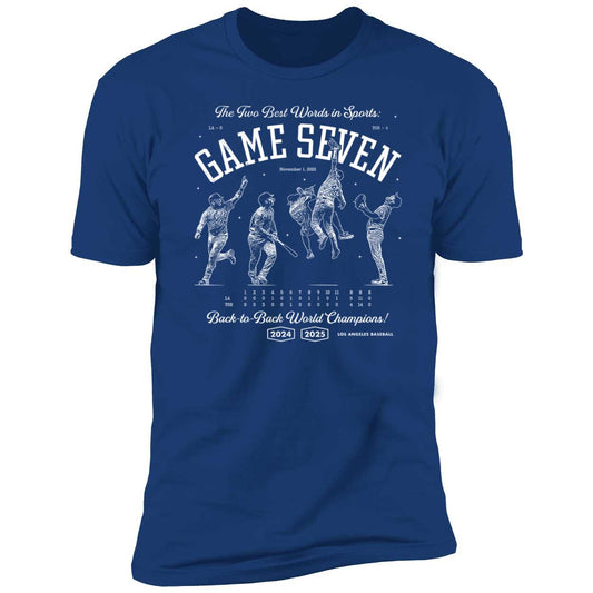 The Two Best Words In Sports Are Game Seven Back To Back World Champs Premium SS T-Shirt