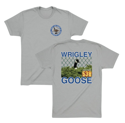 [Front + Back] The Wrigley Goose Is Good Luck Shirt