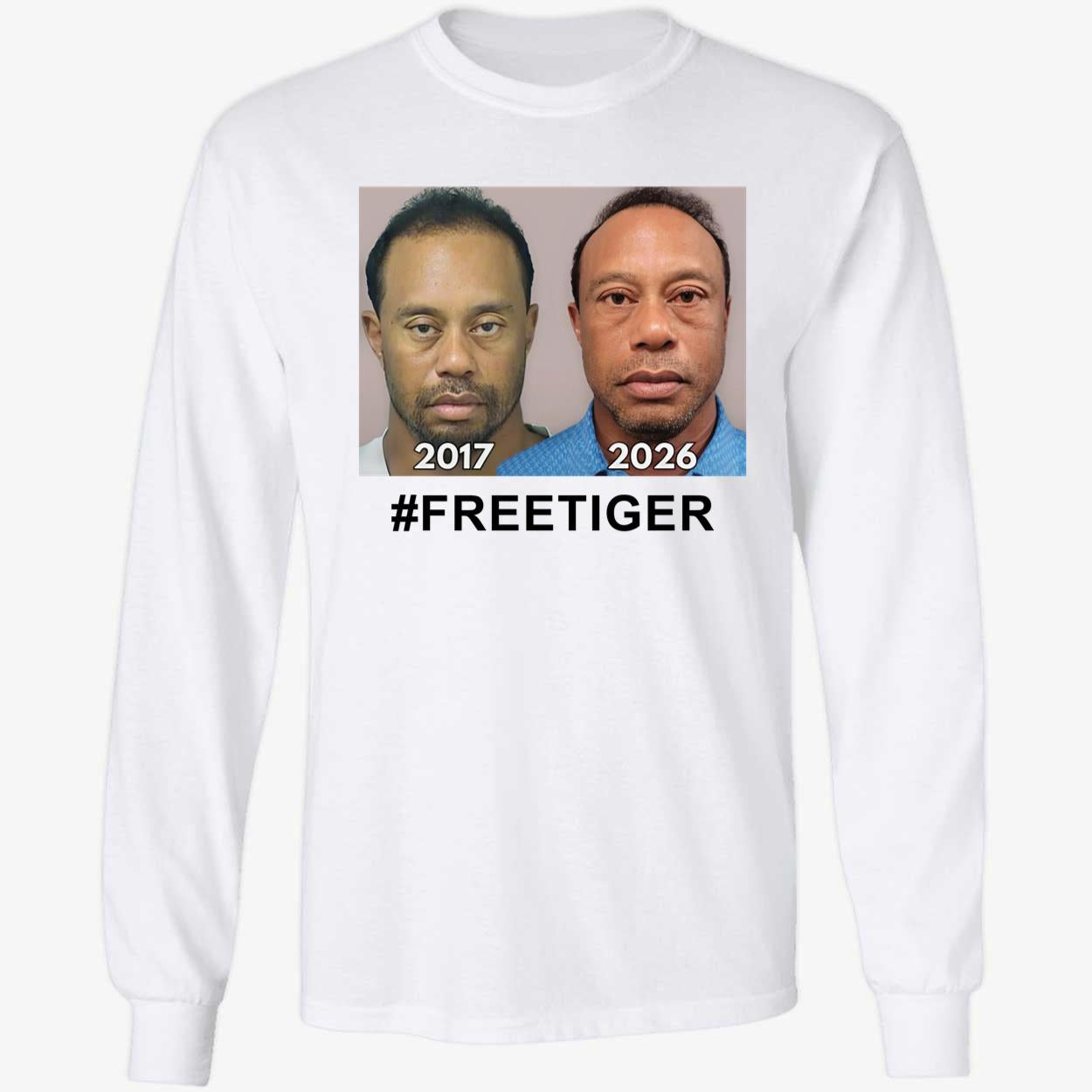 Tiger Woods Mugshot 2017 2026 American Shirt