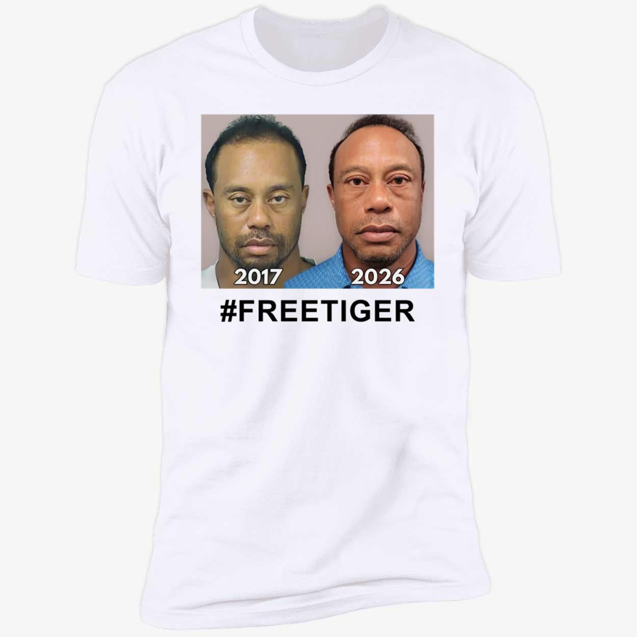 Tiger Woods Mugshot 2017 2026 American Shirt