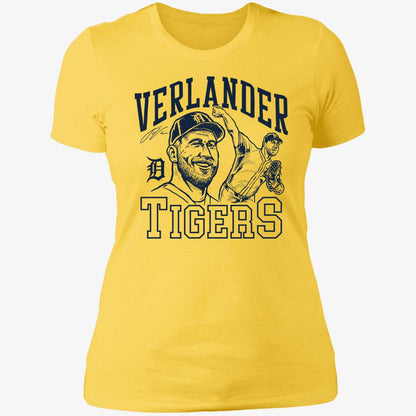 Tigers Justin Verlander Signature Portrait Shirt