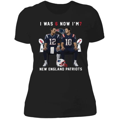 Tom Brady And Drake Maye I Was 6 Now I'm 7 New England Patriots Shirt