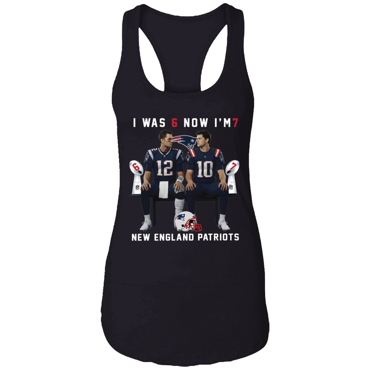 Tom Brady And Drake Maye I Was 6 Now I'm 7 New England Patriots Shirt