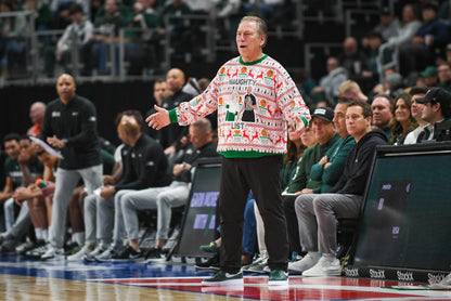 Tom Izzo Naughty List Ugly Christmas Sweater