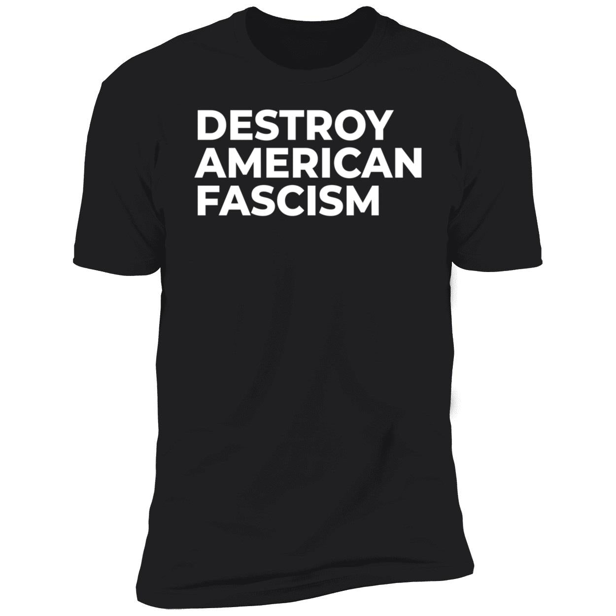 Tom Morello Destroy American Fascism Premium SS T-Shirt