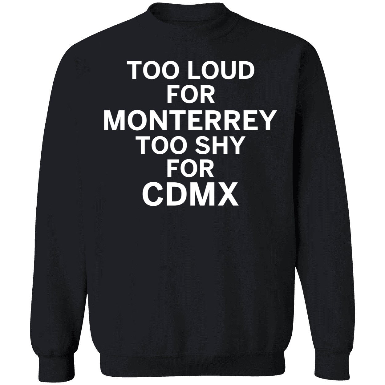 Too Loud For Monterrey Too Shy For Cdmx Shirt