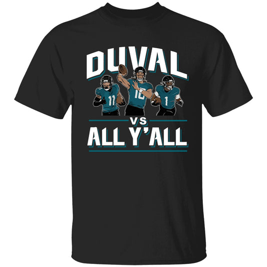 Trevor Lawrence Travis Etienne Parker Washington Duval Vs All Y'all Shirt