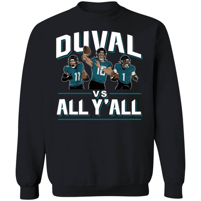 Trevor Lawrence Travis Etienne Parker Washington Duval Vs All Y'all Shirt