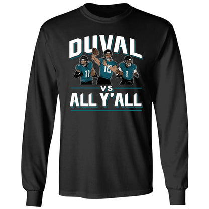 Trevor Lawrence Travis Etienne Parker Washington Duval Vs All Y'all Shirt