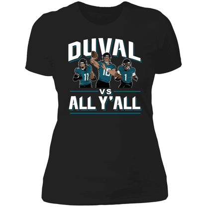 Trevor Lawrence Travis Etienne Parker Washington Duval Vs All Y'all Shirt