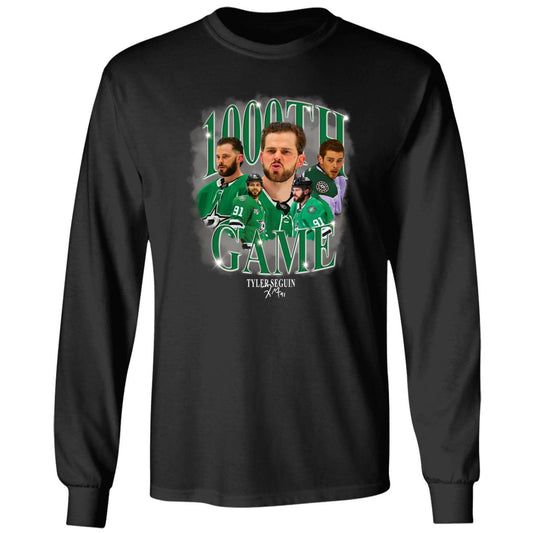Tyler Seguin 1000th Game Long Sleeve Shirt