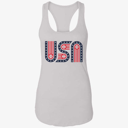 USA Stars Stripes And Baseball Shirt