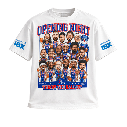 Philadelphia 76ers Opening Night Throw The Ball Up Shirt