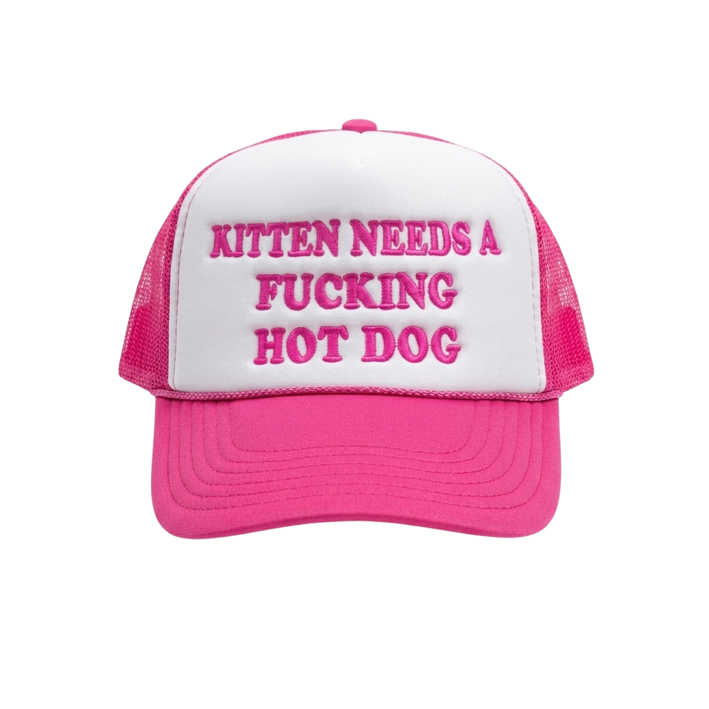 Kitten Needs A F*king Hot Dog Hat