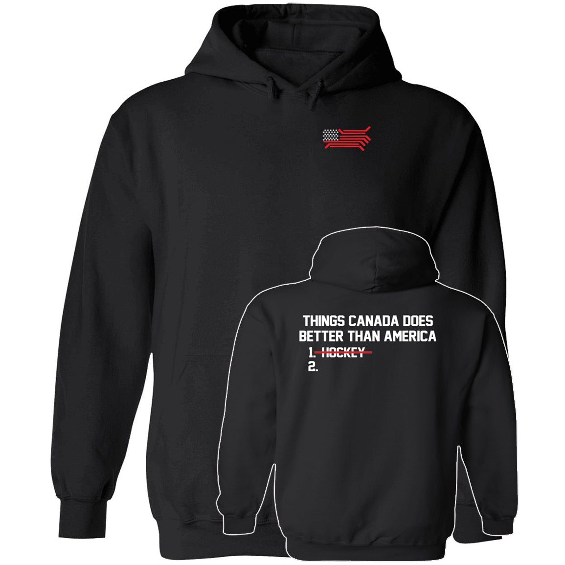 Us Hockey Things Canada Does Better Than America Hoodie