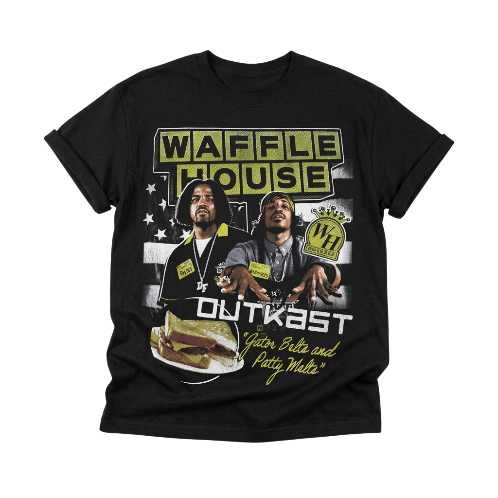Waffle House Outkast Gator Belts And Patty Melts Shirt
