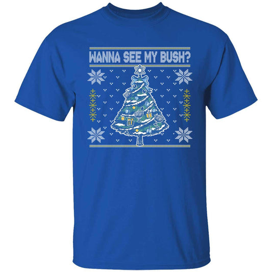 Wanna See My Bush Christmas T-Shirt
