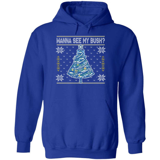 Wanna See My Bush Christmas Hoodie