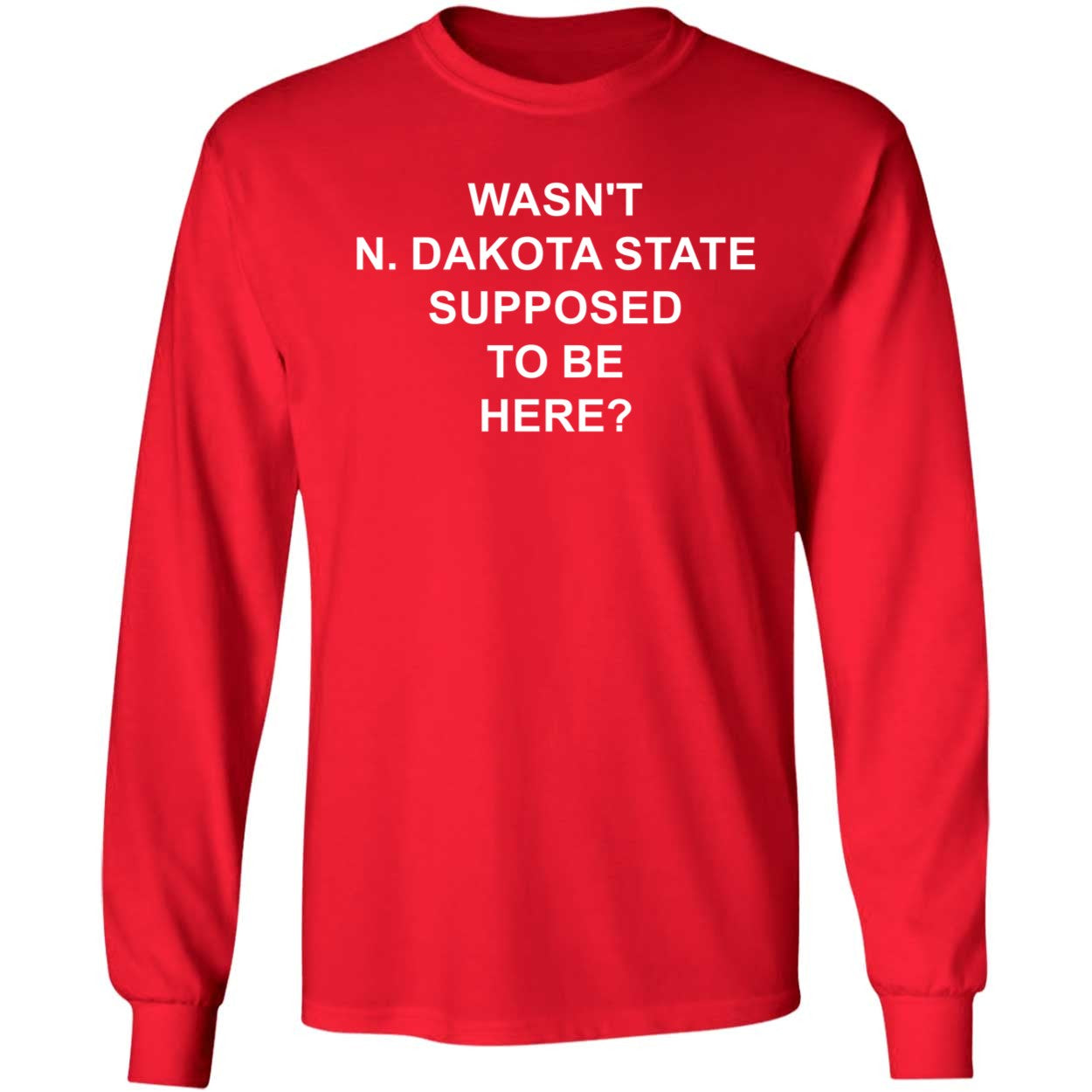 Wasn't North Dakota State Supposed To Be Here Shirt