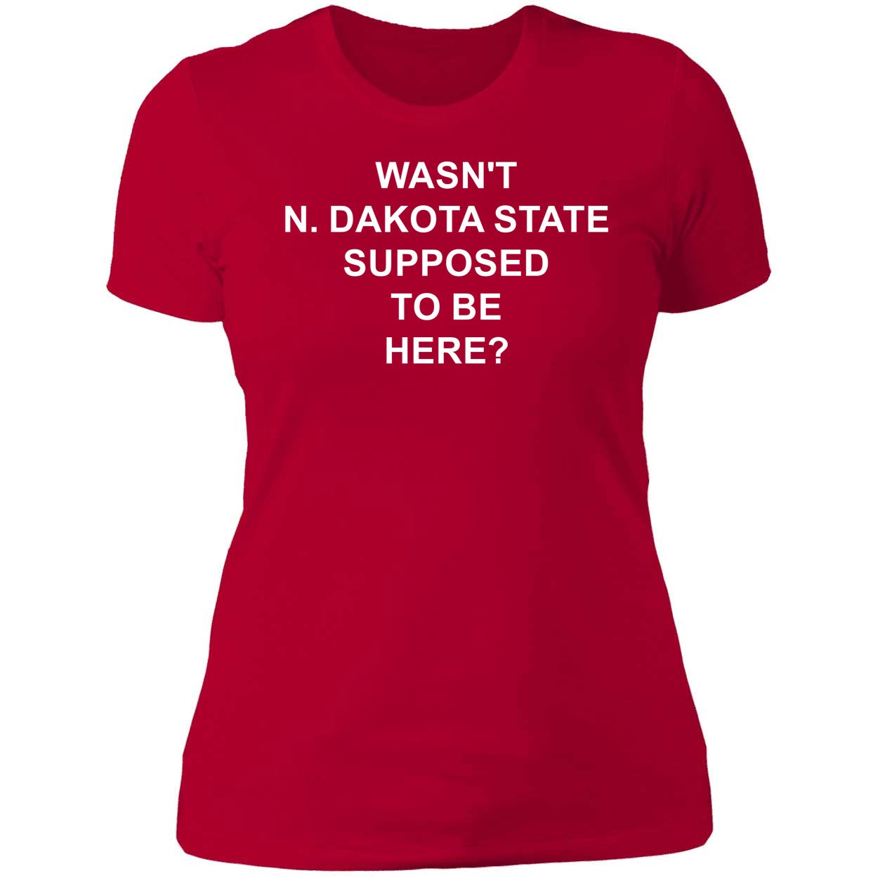 Wasn't North Dakota State Supposed To Be Here Shirt