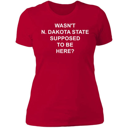 Wasn't North Dakota State Supposed To Be Here Shirt