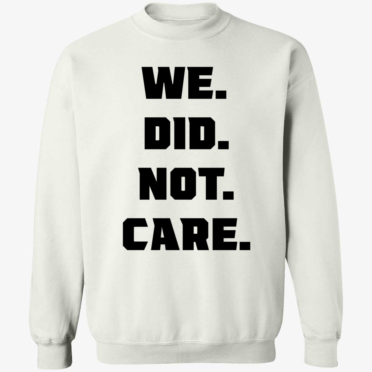 We Did Not Care Seattle Seahawks Shirt