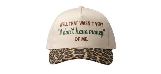Well That Wasn't Very I Don't Have Money Of Me Shirt