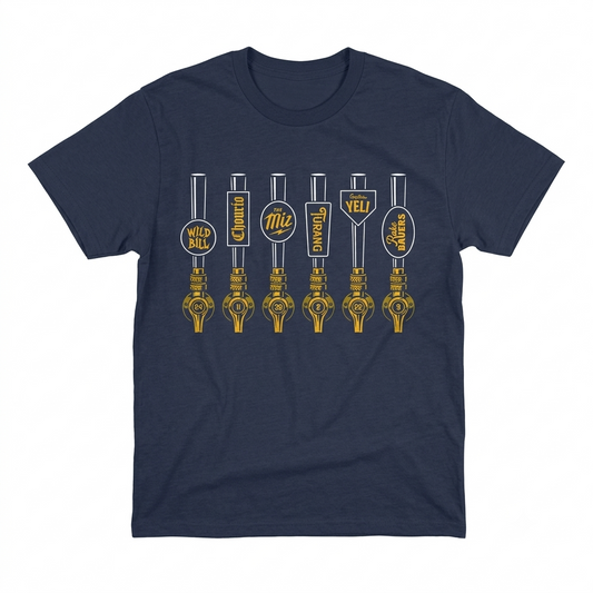Wild Bill Chourio The Miz Turang Captain Yeli Rake Bauers Milwaukee Crew On Tap Shirt