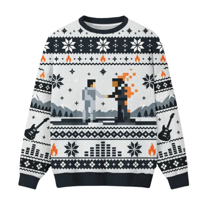 Wish You Were Here Ugly Christmas Sweater
